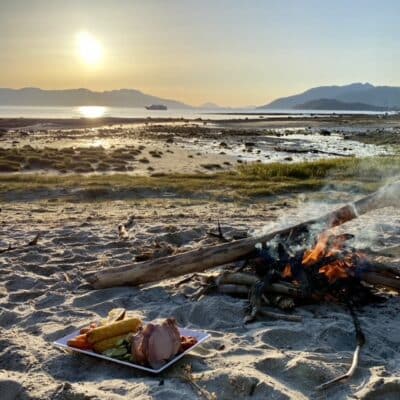 Beach fire