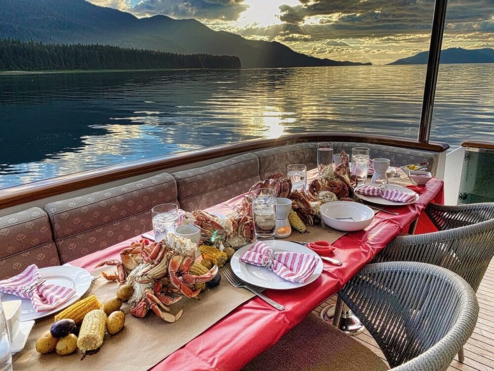 alaska seafood crab boil onboard